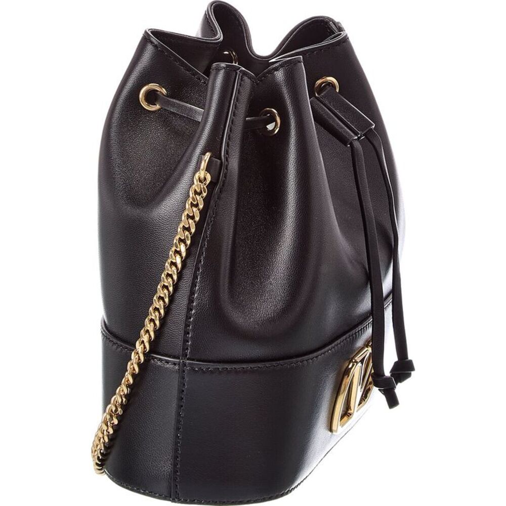 Valentino Vlogo Leather Bucket Bag - Picture 3 of 4